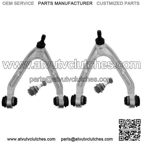 For Hummer H3 3.7L 5.3 L Control Arm Ball Joint Front Upper Lower LH RH Set of 4