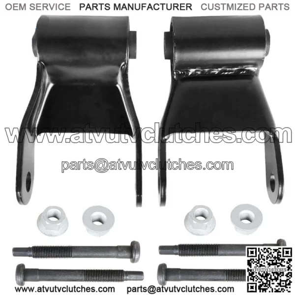 PAIR OF 3" REAR LEAF SPRING SHACKLE FOR 1994-02 DODGE RAM 2500 3500 722-022