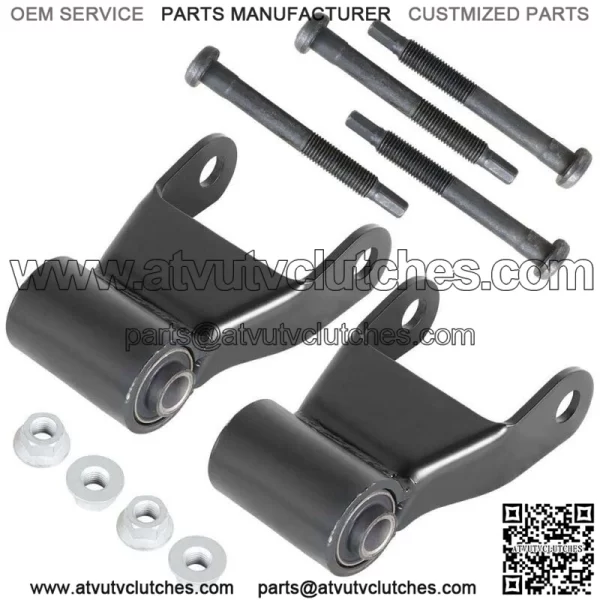 PAIR OF 3" REAR LEAF SPRING SHACKLE FOR 1994-02 DODGE RAM 2500 3500 722-022 - Image 3