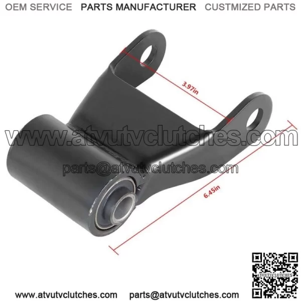 PAIR OF 3" REAR LEAF SPRING SHACKLE FOR 1994-02 DODGE RAM 2500 3500 722-022 - Image 5