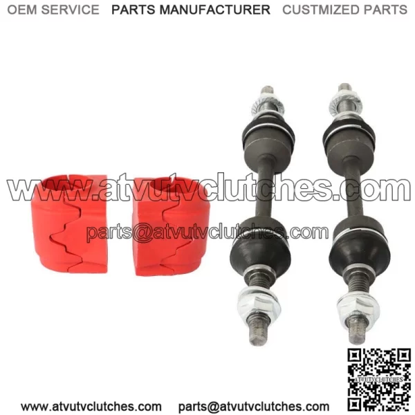 For 2009-2014 Ford F-150 4X4 4WD 4PCS Front Sway Bar Links & Bushings - Image 3