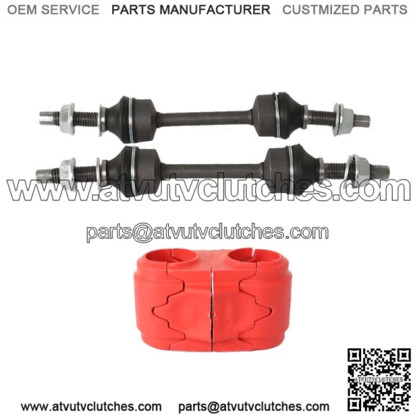 For 2009-2014 Ford F-150 4X4 4WD 4PCS Front Sway Bar Links & Bushings - Image 4