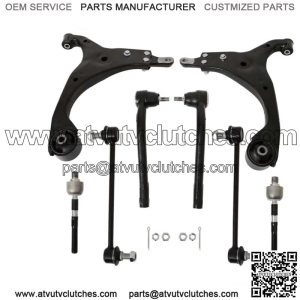 For 2007-2012 Hyundai Elantra 2.0L Front Lower Control Arms+Tierods Sway Bars
