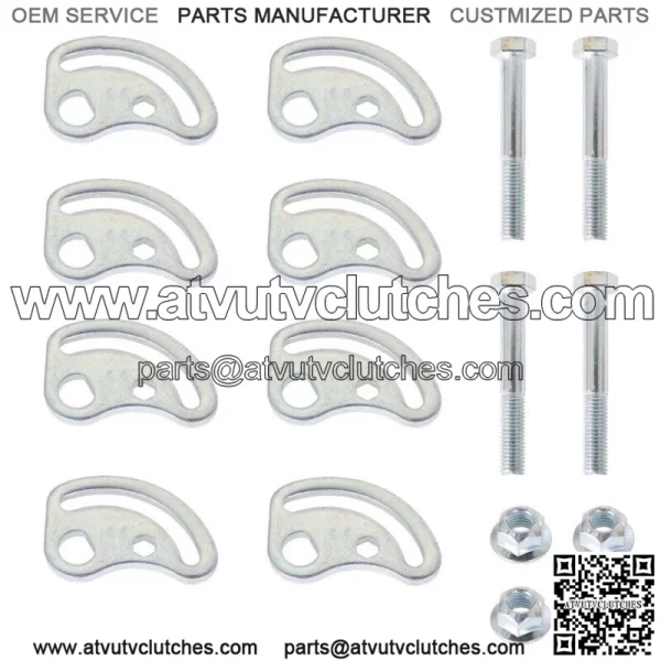 Pair Front Upper Control Arm Alignment Camber Bolt Kit LH Driver or RH Passenger