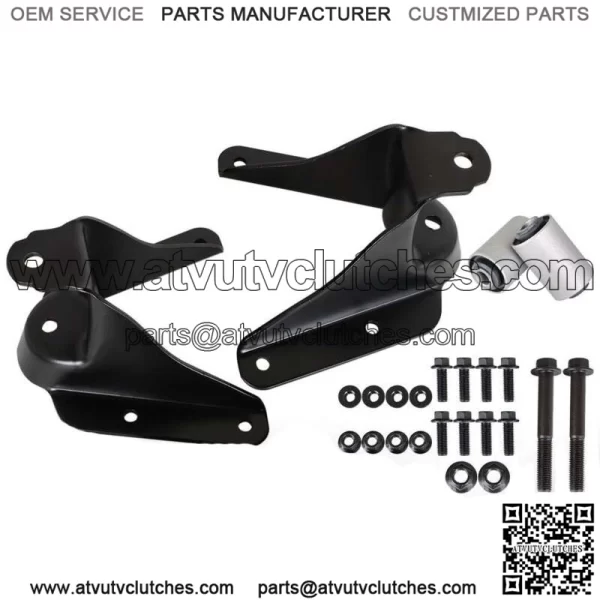 For 1980-1996 Ford F150 Front Leaf Spring Shackle Bracket Repair Kit Pair Set