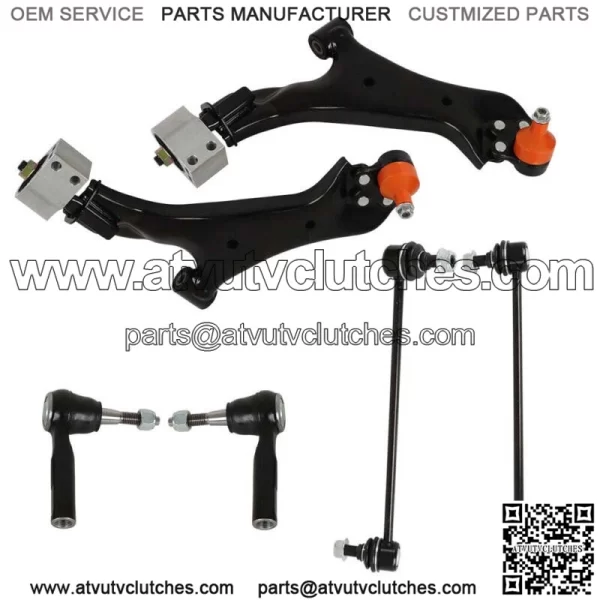 For 2010-2017 Equinox Terrain Front Lower Control Arm w/Ball Joint Sway Bar 6PCS