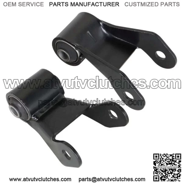 For 1988-1997 Chevy GMC K2500 Rearward Leaf Spring Shackle & Bracket Hanger Set - Image 2