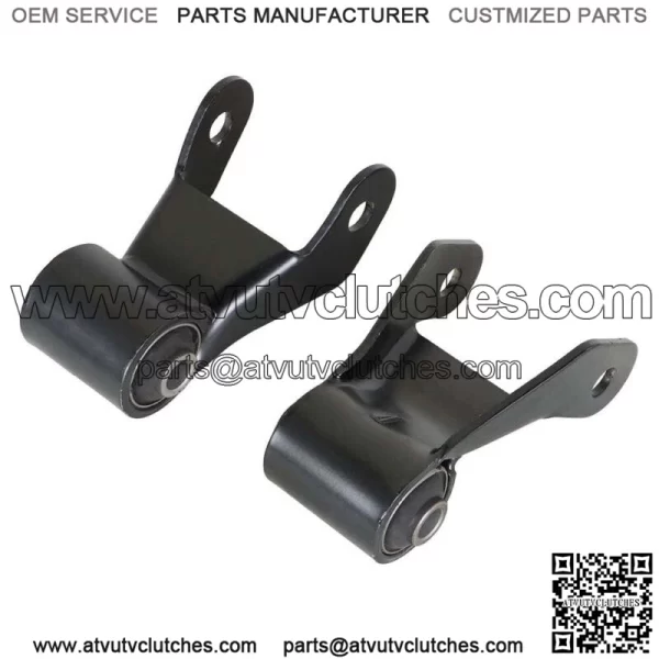 For 1988-1997 Chevy GMC K2500 Rearward Leaf Spring Shackle & Bracket Hanger Set - Image 3