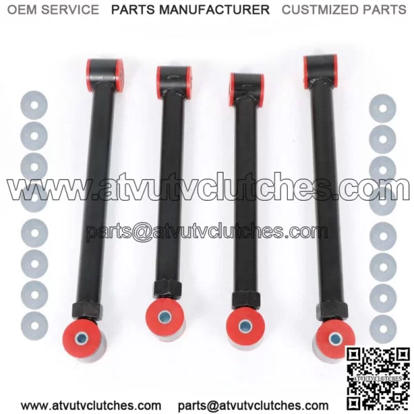 For Dodge Ram 94-09 4X4 Upgraded Adjustable Front Upper Lower Control Arms 0-6" - Image 4
