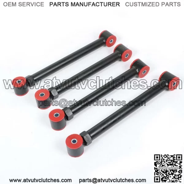 For Dodge Ram 94-09 4X4 Upgraded Adjustable Front Upper Lower Control Arms 0-6" - Image 5