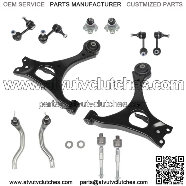 For Honda Civic 1.8L Control Arm Ball Joint Sway Bar TieRod Kit Non-Si Model 12X