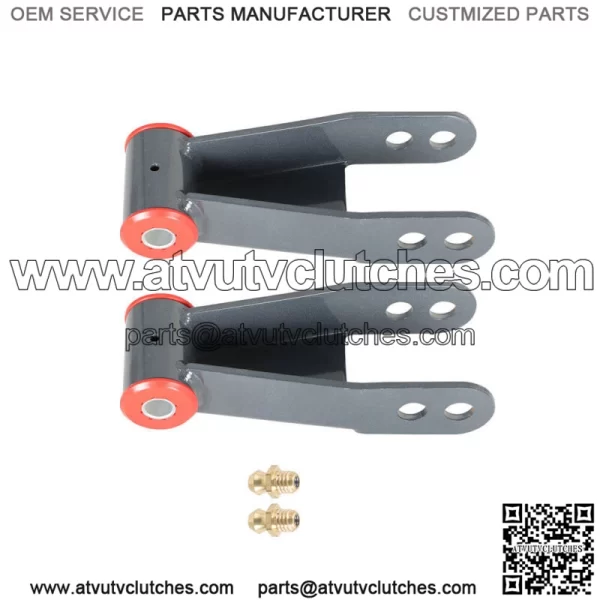 For 65-72 Ford F100 3.9L 5.0L 5.9L 6.4L 2" Rear Drop Shackle Lowering Kit - Image 2