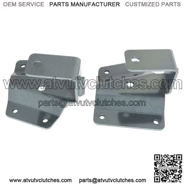For 1999-06 Chevy Silverado &GMC Sierra 1500 4" Drop Kit Rear Shackles & Hangers - Image 3