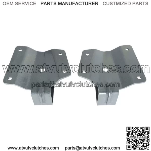 For 1999-06 Chevy Silverado &GMC Sierra 1500 4" Drop Kit Rear Shackles & Hangers - Image 4