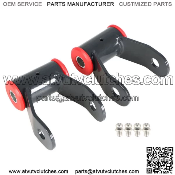 For 1988-2018 Chevy Silverado GMC Sierra 1500 2WD 4X4 1.5" Rear Lift Shackles - Image 5
