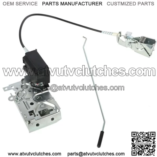 For 92-97 Ford F-Series Front Left Door Lock Latch w/Cable&Rod Kit F4TZ15219A65A - Image 2