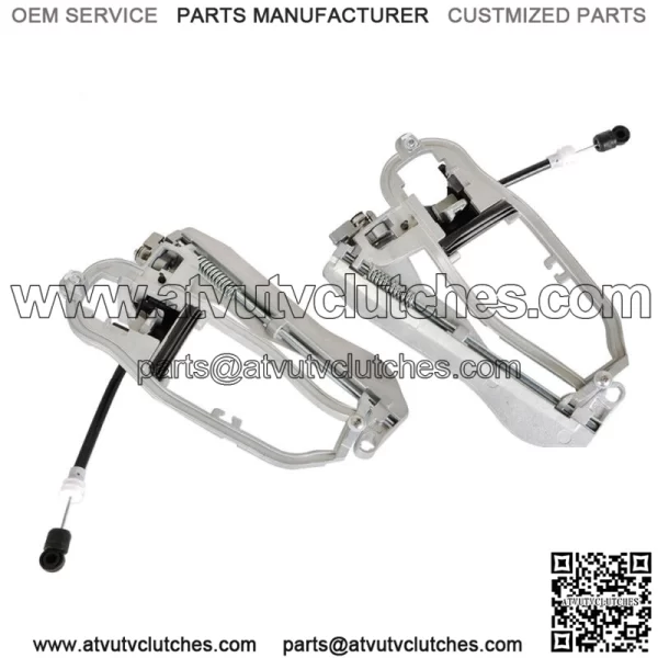 For BMW E53 X5 2000-2006 Front Left & Right Side 2Pcs Door Handle Frame Carriers