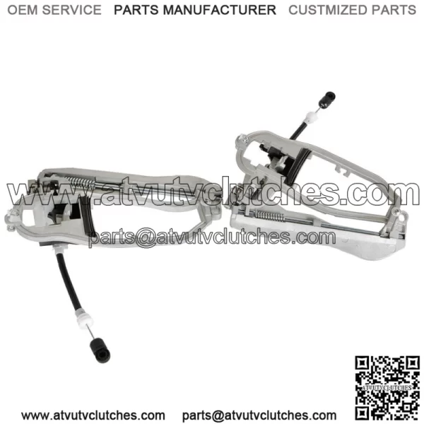 For BMW E53 X5 2000-2006 Front Left & Right Side 2Pcs Door Handle Frame Carriers - Image 4